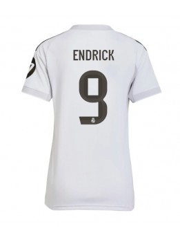Real Madrid Endrick #9 Replika Hemmakläder Dam 2025-26 Kortärmad